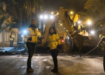 El Ayuntamiento reordena el tráfico en León y Castillo, Paseo de Chil y Echegaray para su asfaltado (Foto de Archivo en Paseo de Chil)