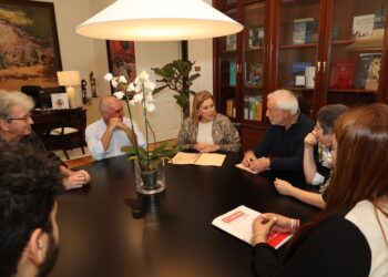 Un momento durante la reunión