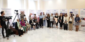 Un momento durante la inauguración