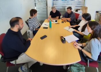 Reunión co el edil David Hernández para abordar el proyecto Palacios