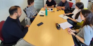 Reunión co el edil David Hernández para abordar el proyecto Palacios