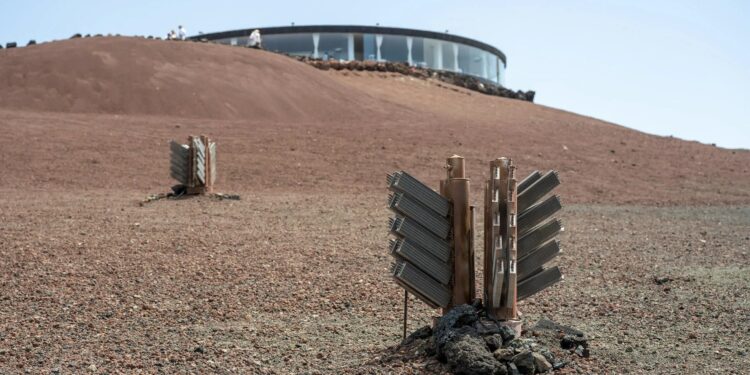 Timanfaya ya transforma el calor del volcán en electricidad con prototipos sin impacto
