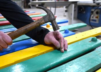 Trabajos de reparación a cargo de personal municipal