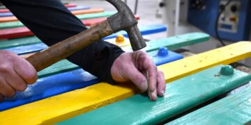 Trabajos de reparación a cargo de personal municipal