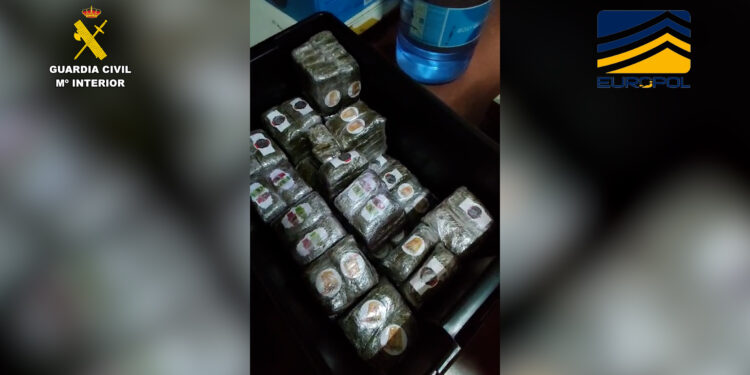 Detenidas 38 personas integrantes de una organización internacional de tráfico de drogas que operaba en Europa