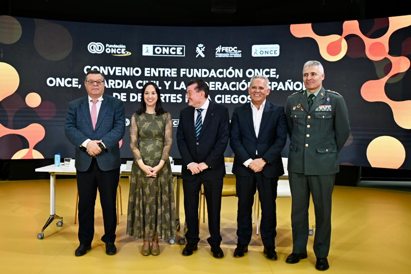 2025-04-23_protocolo_once_01-1 La Guardia Civil firma un protocolo para fomentar la inclusión social de personas con discapacidad