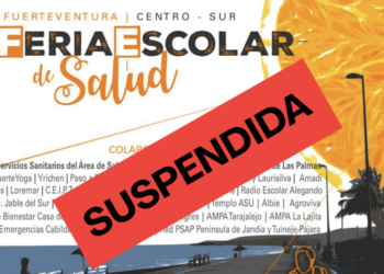 Suspendida la II Feria de Salud Escolar de Fuerteventura por la alerta de lluvia y viento