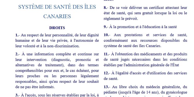 Sanidad impulsa la difusión de la carta de derechos y deberes de los pacientes con su traducción a ocho idiomas