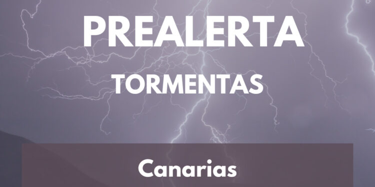 El Gobierno de Canarias declara la situación de prealerta por tormentas en todas las islas