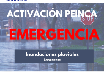 El Gobierno declara la situación de emergencia por riesgo de inundaciones pluviales en Lanzarote