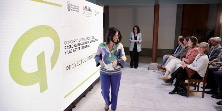 Darias presenta los proyectos presentados por los equipos finalistas del concurso de proyectos del Paseo Guiniguada.