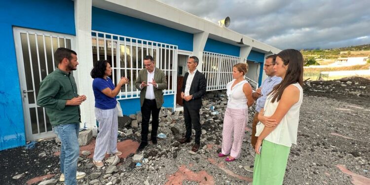 Educación reabre el CEIP María Milagros Acosta de Puerto Naos, en La Palma, para el curso 2025/2026