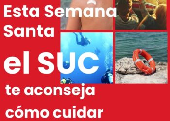 El SUC ofrece a la población una serie de pautas preventivas para cuidar la salud en las vacaciones de Semana Santa