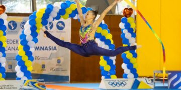 Más de 200 gimnastas se dan cita en la final regional de los XLII Campeonatos de Canarias en Edad Escolar