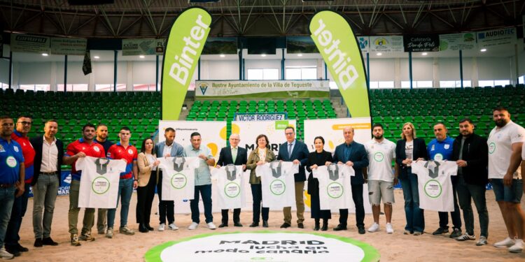 La Consejería de Deportes lleva la lucha canaria a Madrid en una cita histórica