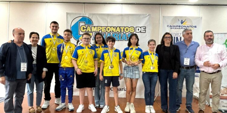 Gran Canaria conquista el Campeonato de Deportes en Edad Escolar de ajedrez