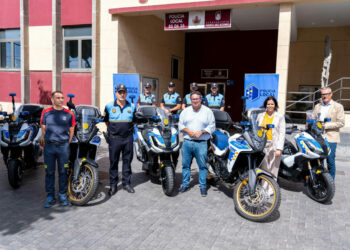 Puerto del Rosario refuerza la seguridad ciudadana con nuevas motocicletas para la Policía Local