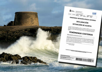 El Cabildo activa el PEIN por alerta de vientos y fenómenos costeros en Fuerteventura