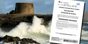 El Cabildo activa el PEIN por alerta de vientos y fenómenos costeros en Fuerteventura