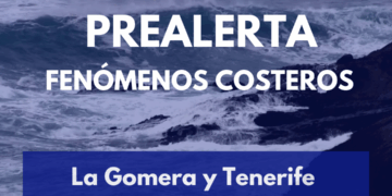 El Gobierno declara la prealerta por fenómenos costeros en La Gomera y Tenerife