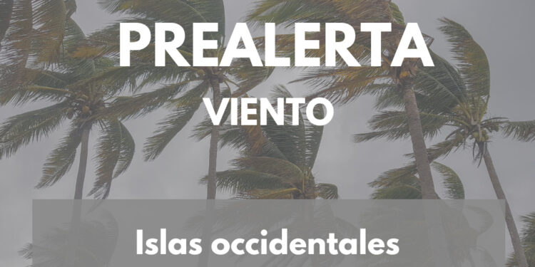 El Gobierno de Canarias declara la prealerta por viento en toda la provincia occidental