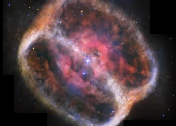 El telescopio espacial James Webb capta ‘los anillos de compromiso’ de una pareja estelar