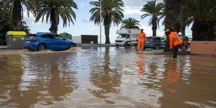 Finaliza la emergencia por inundaciones en Lanzarote que ha causado 222 incidencias en Arrecife y Teguise