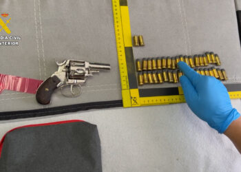 Detenidas dos personas por la posesión de múltiples armas de fuego, cartuchería y armas blancas en Alfafar (Valencia)