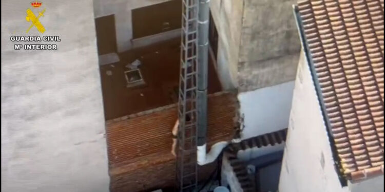 Detenido un agresor de viogen que intentó huir de los agentes saltando por los tejados en un pueblo de Ávila