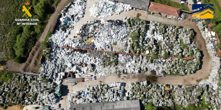 Detenida una organización criminal dedicada al tráfico ilegal internacional de residuos plásticos
