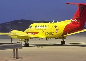 GSC requiere a la empresa prestataria del avión medicalizado la subsanación de todos los incumplimientos