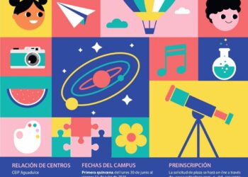 Cartel campus de verano Educación 2025