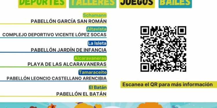 Cartel campus deportivo verano 2025