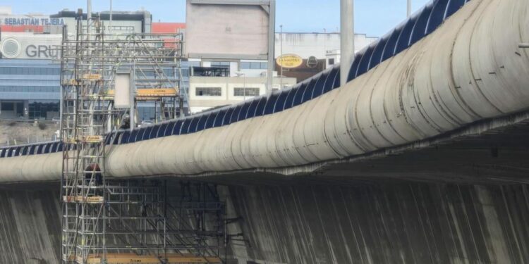 El viaducto del Guiniguada de la circunvalación de Las Palmas se cierra tráfico el viernes