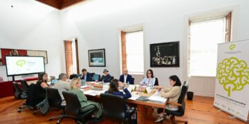 Foto de archivo de la deliberación del jurado del Concurso de Proyectos del Paseo Guiniguada