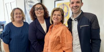 Foto encuentro con la pregonera