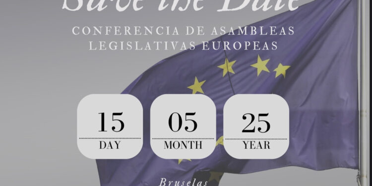 Las presidencias de los Parlamentos Regionales Europeos se reunirán en próximo 15 de mayo