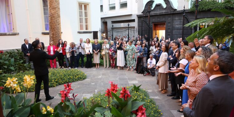 Un momento durante el concierto