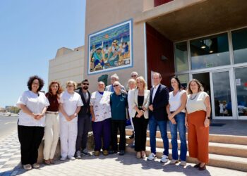 Esther Monzón visita las obras ejecutadas en el Consultorio Local de Playa de Arinaga