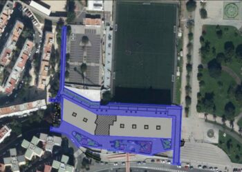 PLANO - El Ayuntamiento licita la urbanización del entorno del parque de Las Rehoyas con más zonas verdes y accesos peatonales