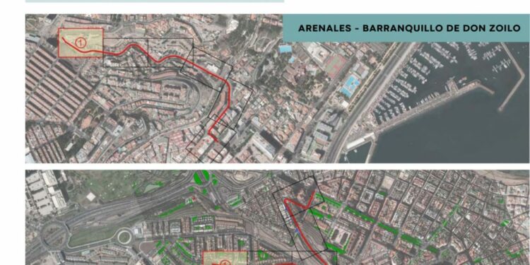 Planos Carriles Bicis Ciudad Alta