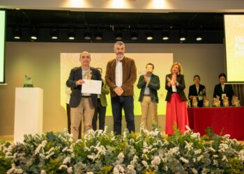 Roberto Moreno, coordinador general de Modernización del Ayuntameinto, recibe el galardón Premio Progreso