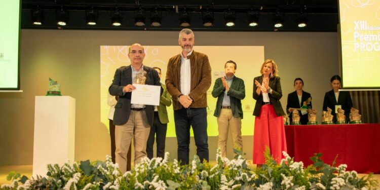Roberto Moreno, coordinador general de Modernización del Ayuntameinto, recibe el galardón Premio Progreso