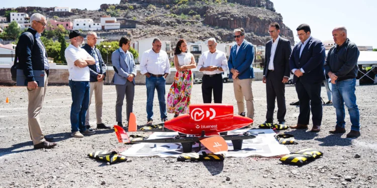 La Gomera pone en marcha el proyecto piloto para transportar pruebas médicas con drones