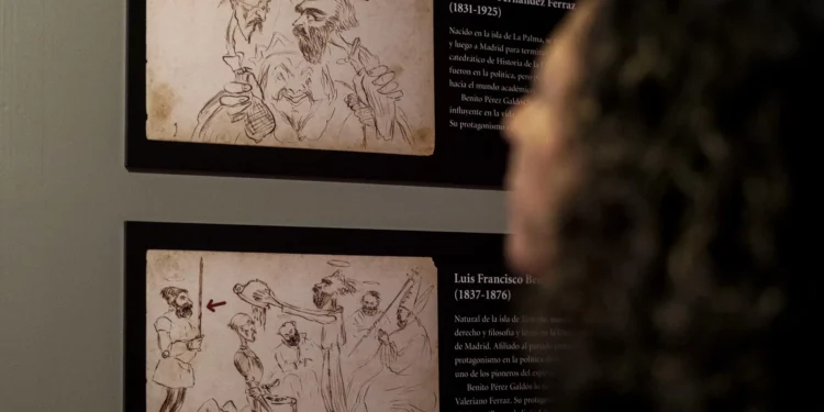 La Casa-Museo de Galdós muestra su faceta de dibujante, la menos conocida