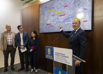 El tráfico de la GC-3 en el enlace con Teror se aliviará al sortear las tres rotondas