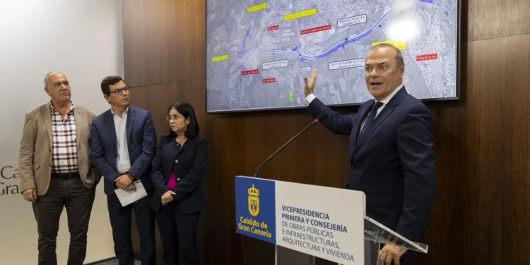 El tráfico de la GC-3 en el enlace con Teror se aliviará al sortear las tres rotondas