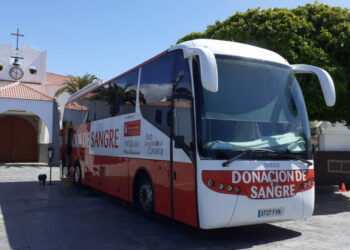 Una unidad móvil de Hemodonación y Hemoterapia se traslada a Mogán para facilitar la donación de sangre