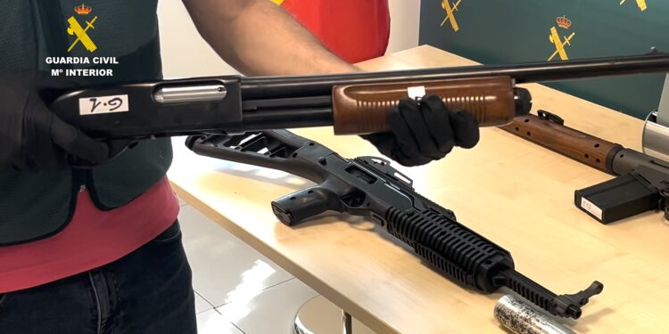 Desmantelada una organización criminal que suministraba armas de fuego a narcotraficantes