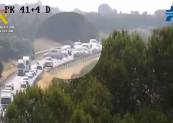 Investigado por conducir ocho kilómetros en sentido contrario por la A-49 en Huelva